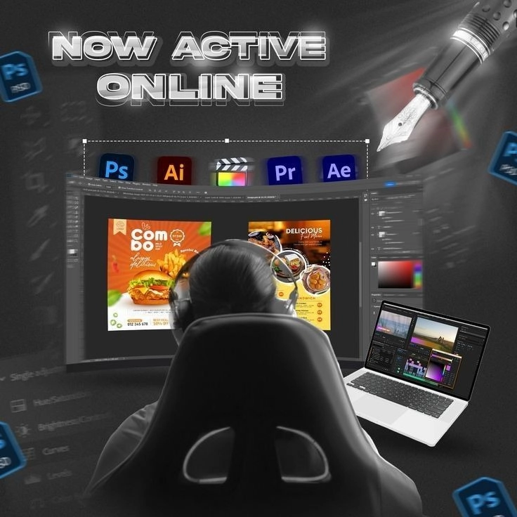 experienced digital marketing strategist in Doha graphic design image