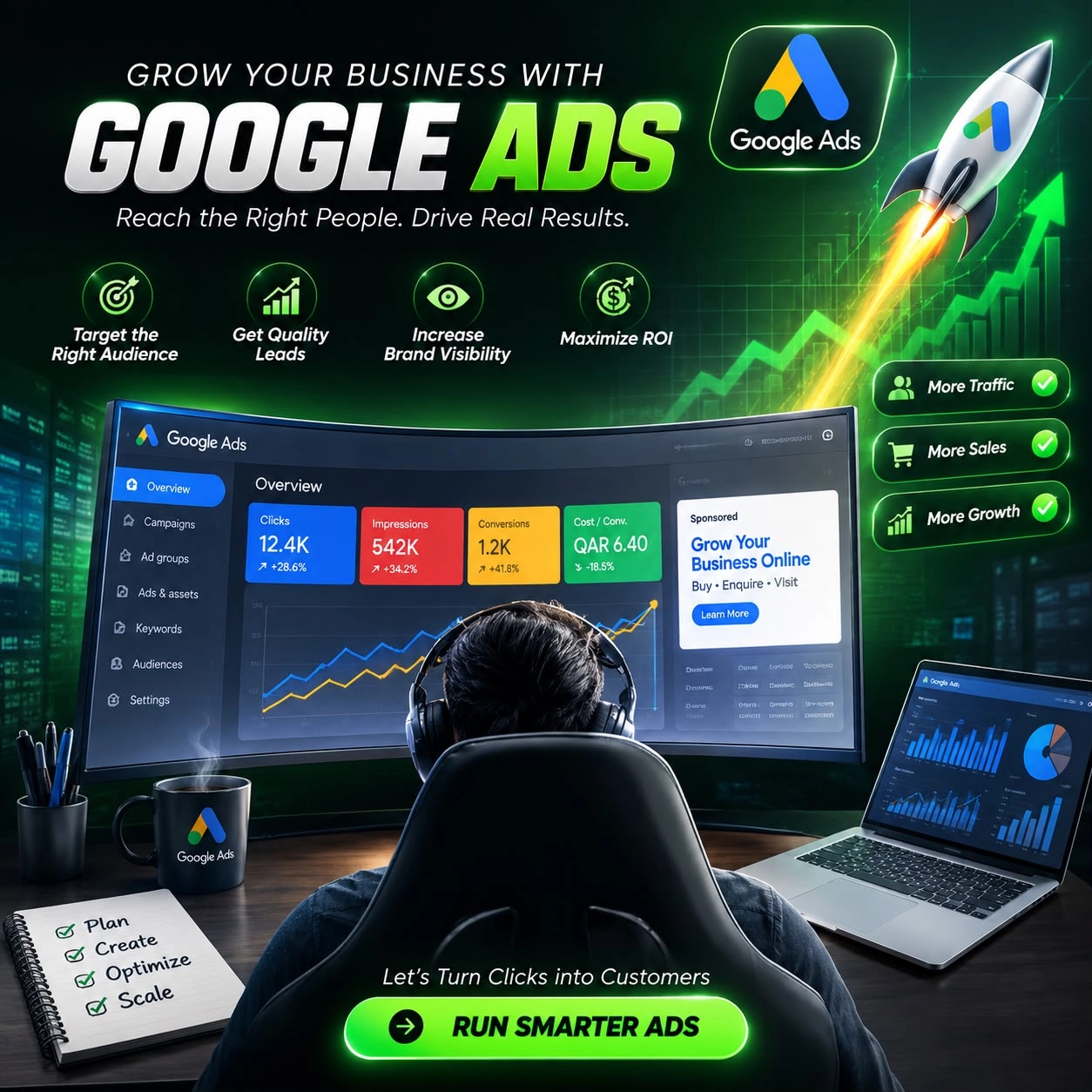 Freelance digital marketing strategist in Doha